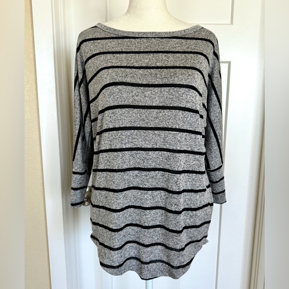 🖤 Market & Spruce Corinna Striped Dolman Top - xs